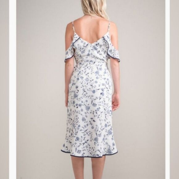 Greylin Emma Ruffled Wrap Dress EUC - Picture 7 of 9